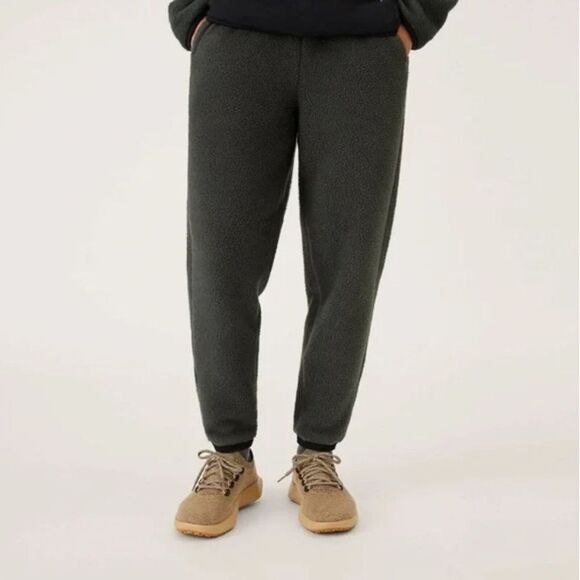 ALLBIRDS Fluff Fleece Wool Joggers Sweatpants Pockets Mens 3XL Athleisure